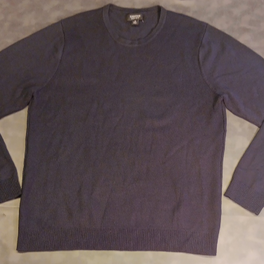 Nordstrom Men's Shop Midnight Blue Crewneck Sweater